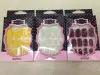 Wholesale of French plush nail stickers in a variety of bright colors details Picture